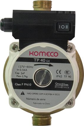 Pressurizador de &aacute;gua Komeco TP40 G4 127v